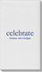 Big Word Celebrate Linen Like Guest Towels Image 3 of 8